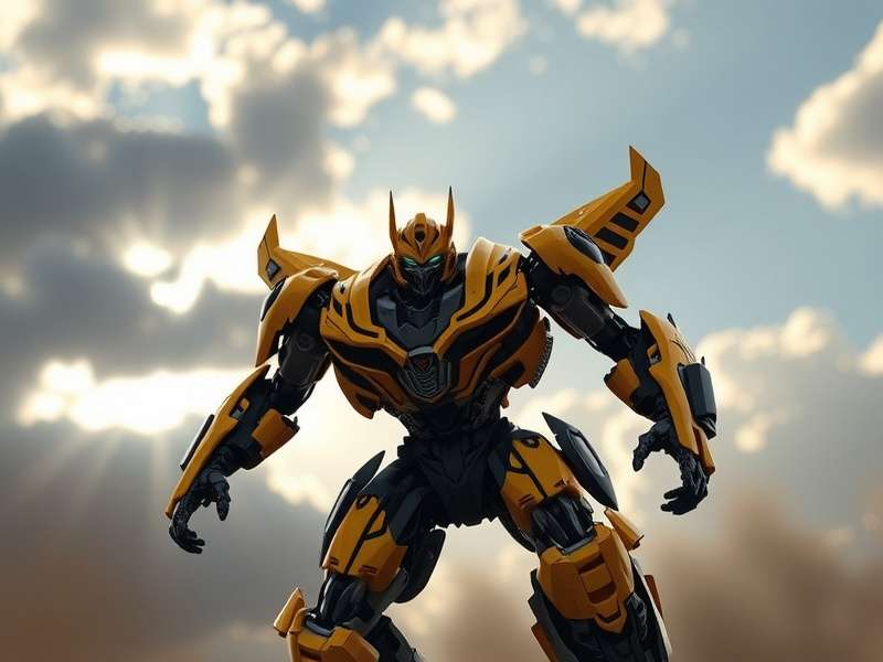 Bumblebee in vehicle mode from Transformers The Last Knight