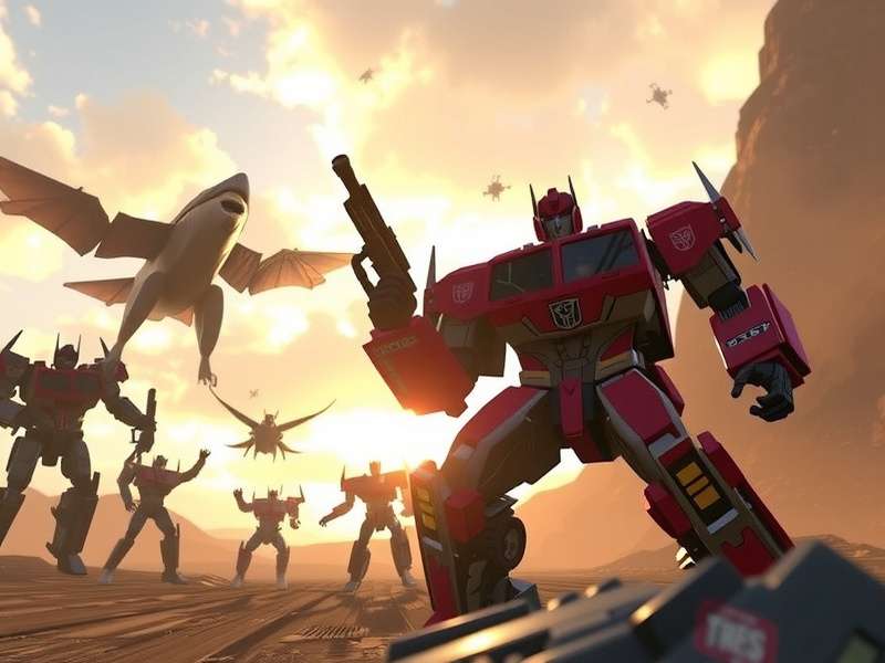 Transformers Rise of the Beasts movie poster featuring Optimus Prime and Optimus Primal