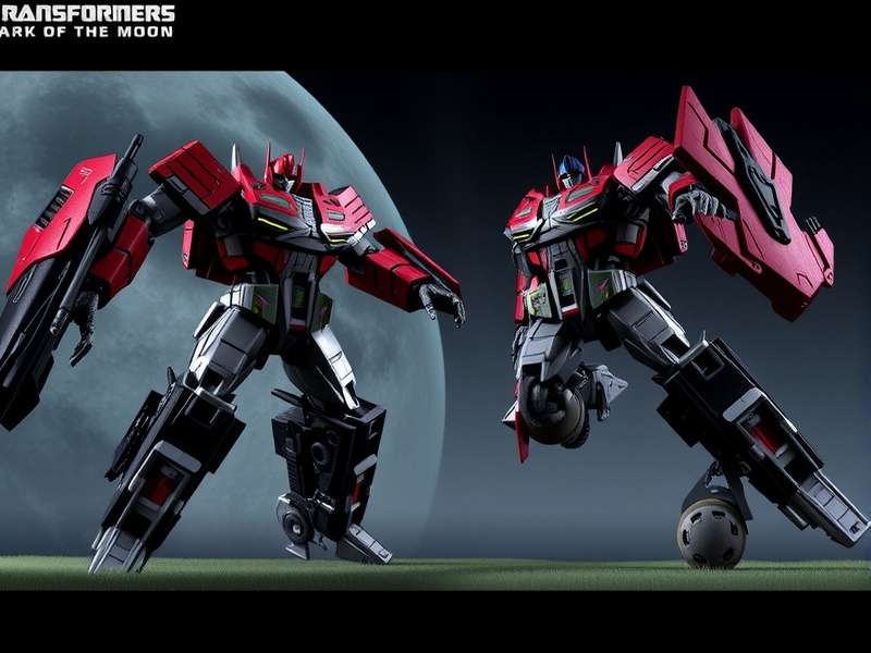 Concept art of Transformers battle in a cityscape from Dark of the Moon