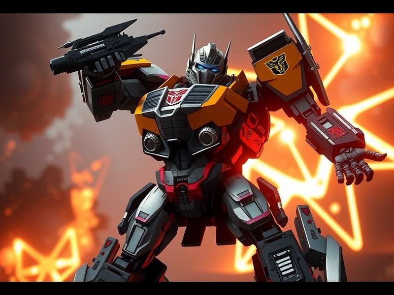 Optimus Prime in Transformers 5 The Last Knight video game scene