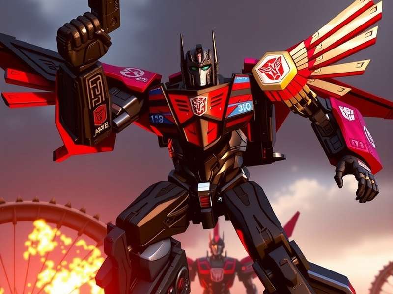 Transformers The Last Knight gameplay scene showing Optimus Prime battling Decepticons