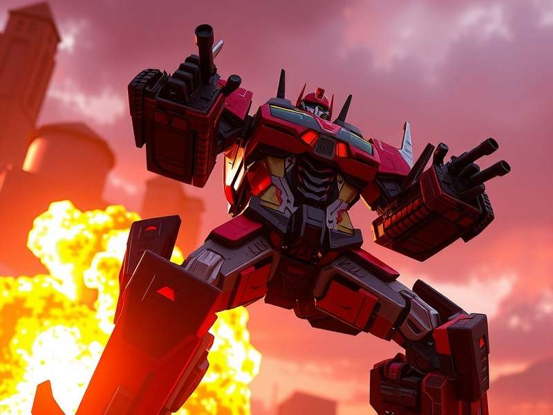 Transformers The Last Knight movie poster featuring Optimus Prime and Bumblebee