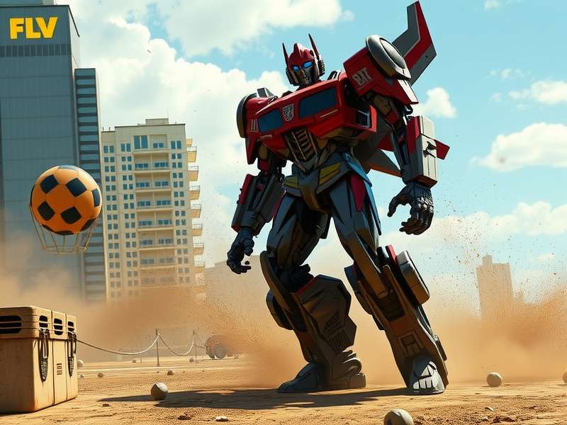 Sentinel Prime betraying Optimus Prime in Transformers 3 trailer scene