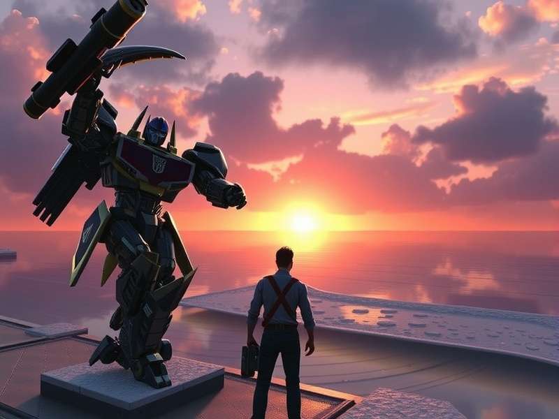 Optimus Prime vs Sentinel Prime final battle in Chicago ruins