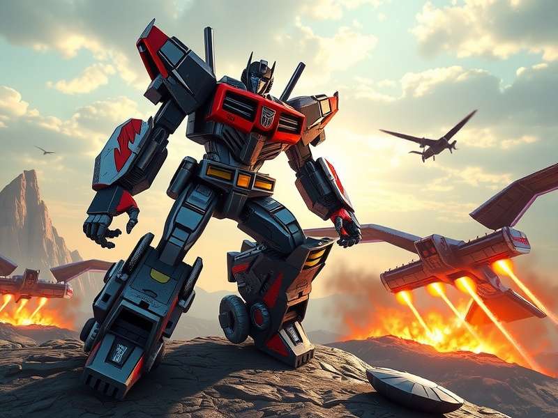 Transformers 3DS gameplay screenshot showing Optimus Prime battling in a city