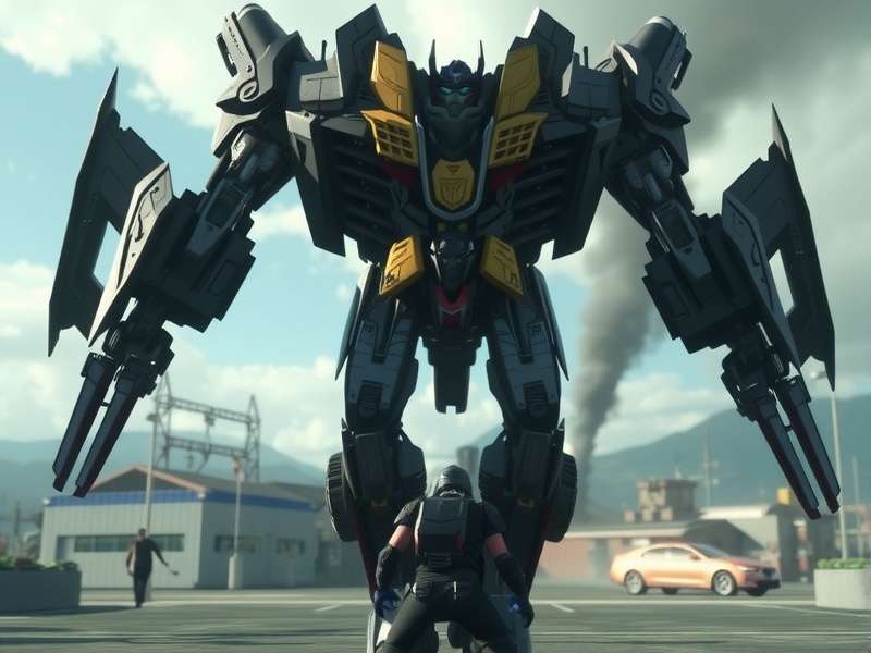 Transformers The Last Knight Game Scene - Optimus Prime vs Bumblebee