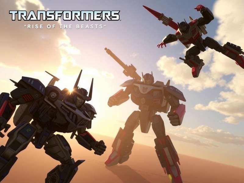 Transformers Rise of the Beasts official poster featuring Optimus Prime and the Maximals