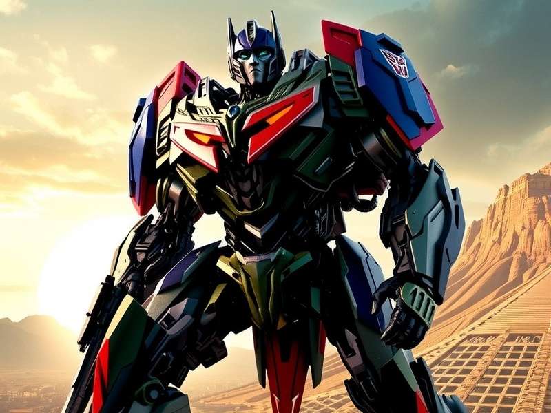 Official poster for Transformers: The Last Knight featuring Optimus Prime and Bumblebee