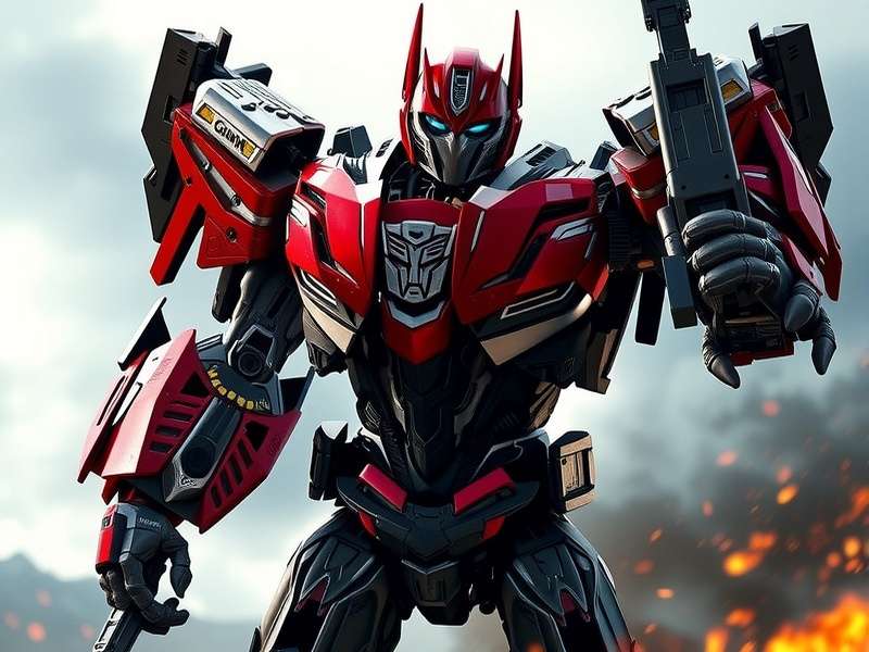 Concept art showing Transformers in medieval times