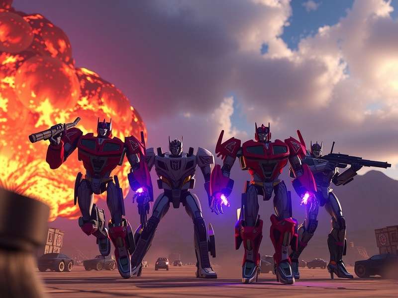 Close-up of Grimlock character model in dinosaur mode