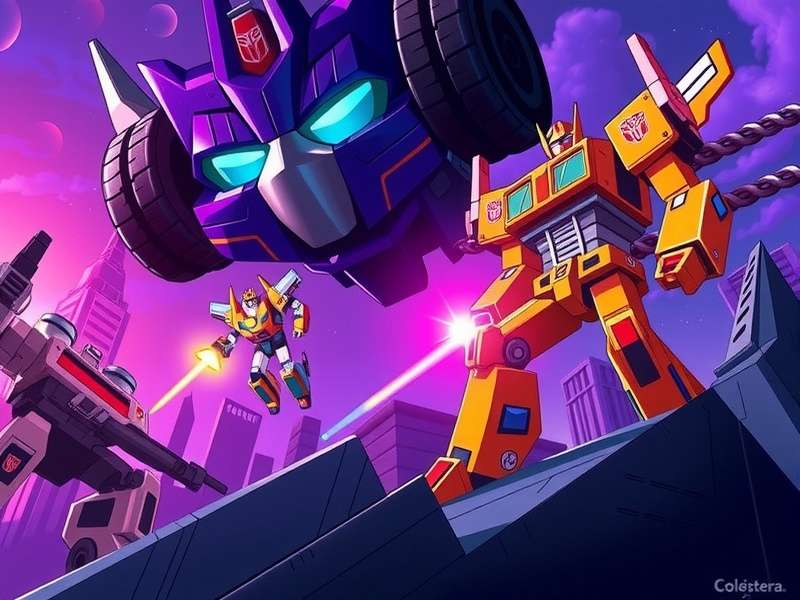 Transformers Soundtrack Collection Artwork featuring Optimus Prime and Bumblebee