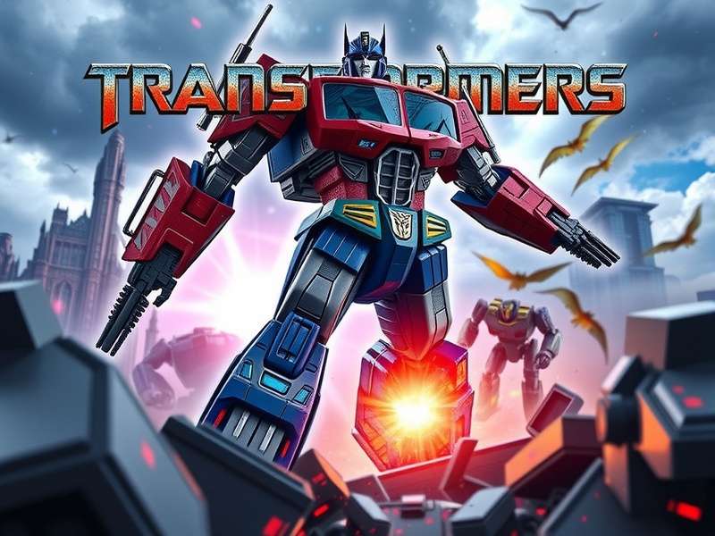 Transformers Movie Collection Poster featuring Optimus Prime and Bumblebee
