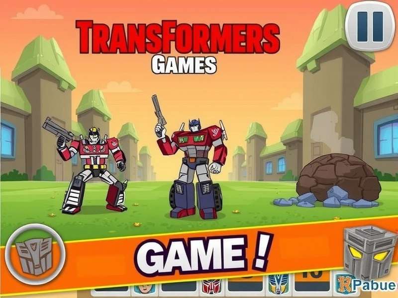 Optimus Prime vs Megatron in a free online Transformers game