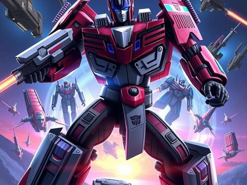 Transformers Autobots and Decepticons in epic battle