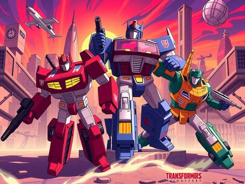 An extensive collection of vintage and modern Transformers toys displayed on shelves