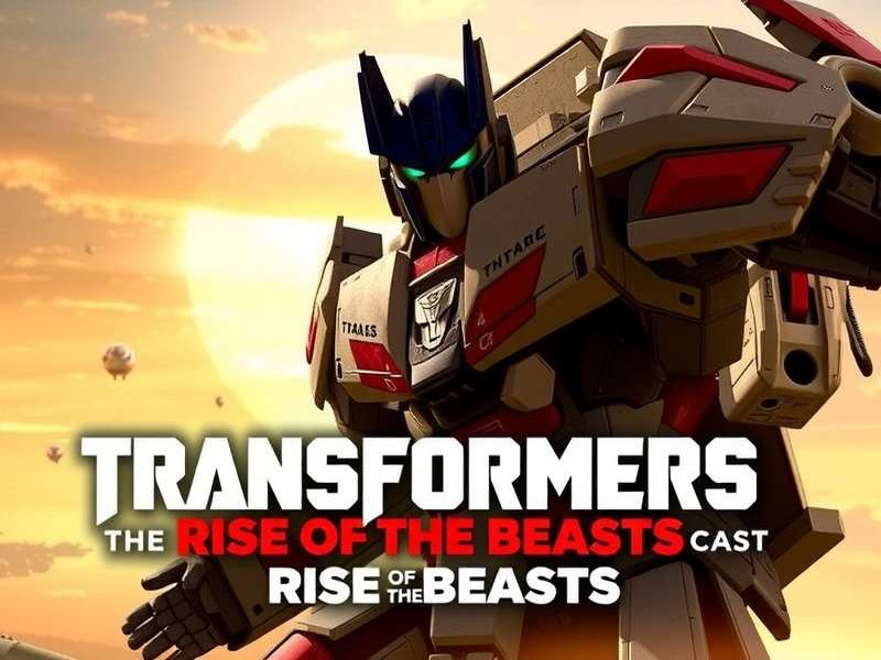 Transformers: Rise of the Beasts cast promotional image featuring Autobots and Maximals