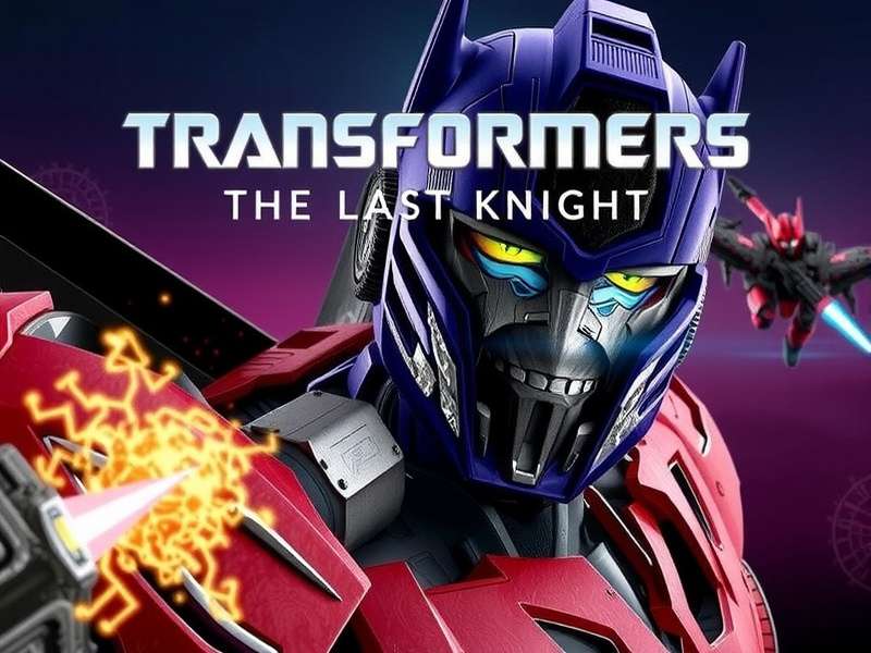 Concept art of a heroic Autobot standing against a dramatic sunset, representing the epic scale of Transformers The Last Knight game