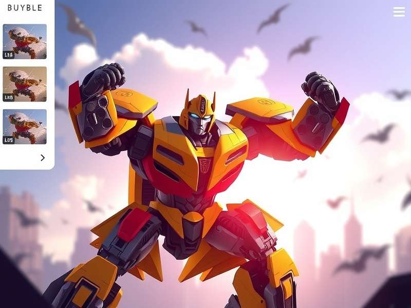 Bumblebee Transformer in iconic vehicle mode