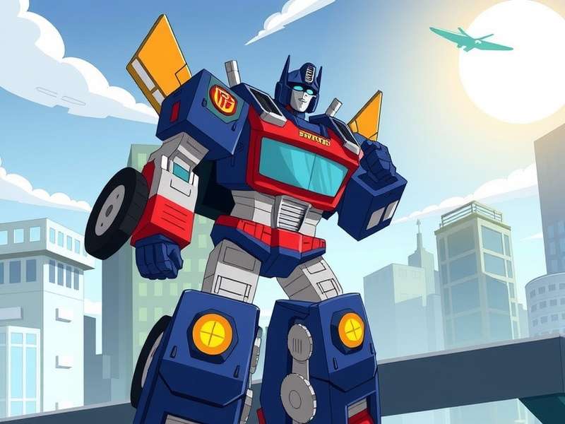 Transformers Cartoon Art featuring Autobots and Decepticons