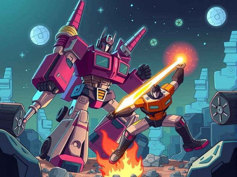 Transformers La Venganza De Los Caídos game cover art featuring Optimus Prime and Megatron in epic battle