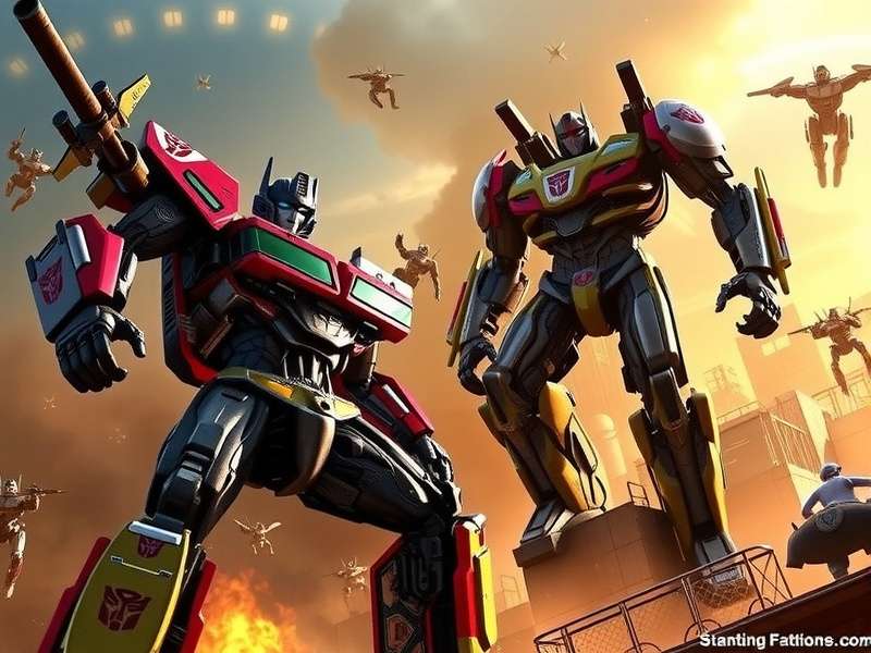 Transformers 3 Dark of the Moon intense battle scene in Chicago city