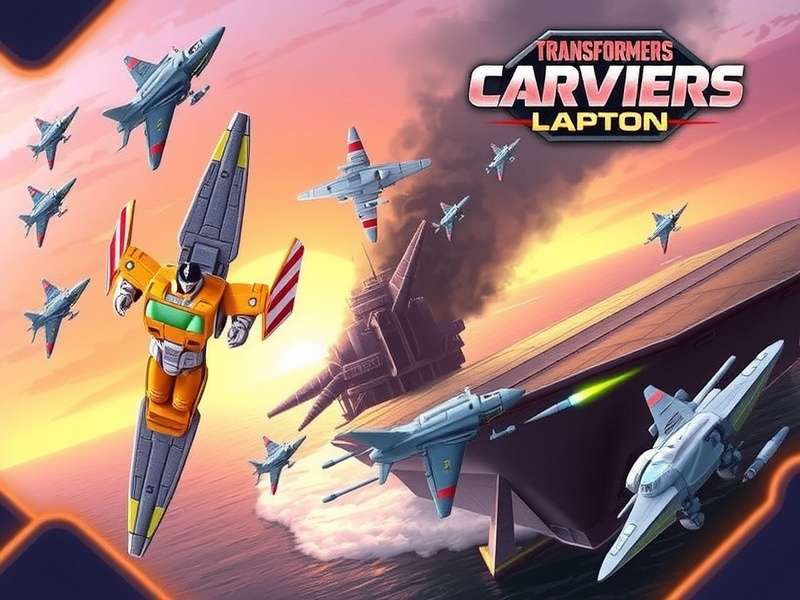 Strategic diagram showing Transformer fleet formation around an aircraft carrier