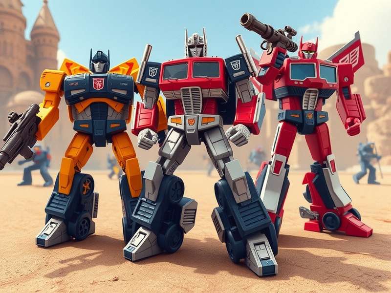 Collection of Transformers action figures showcasing Autobots and Decepticons