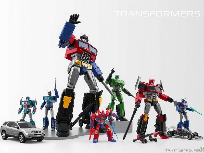 A detailed 3D printed Optimus Prime model being assembled