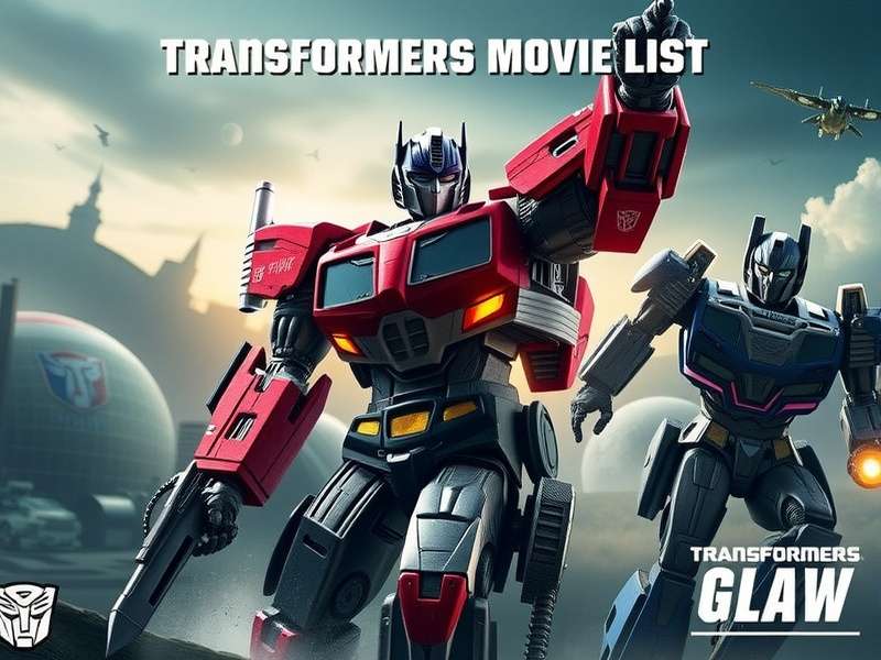 Transformers Movie Collage featuring Optimus Prime and Bumblebee