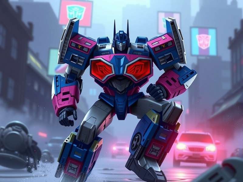 Soundwave Transformer in iconic blue and silver design, with cassettes ejecting