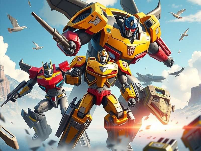 Transformers Game Autobots vs Decepticons battle scene