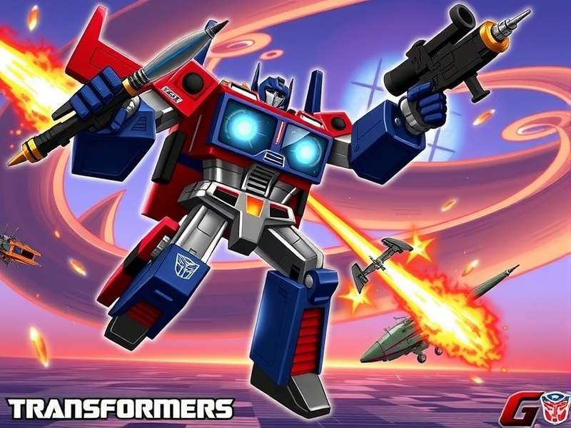 Classic Transformers G1 Optimus Prime and Megatron facing off