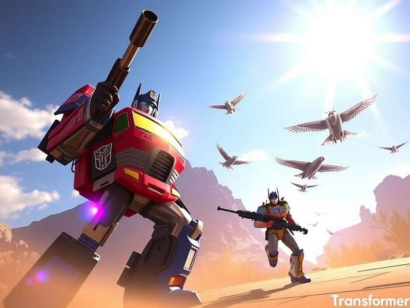 Transformers Peliculas – Complete movie universe collage featuring Optimus Prime, Bumblebee, and epic battle scenes