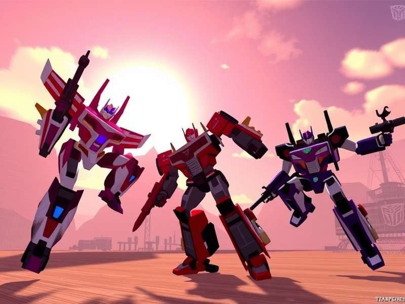 Transformers Prime — epic Autobots and Decepticons standoff, digital artwork by the Indian fan community