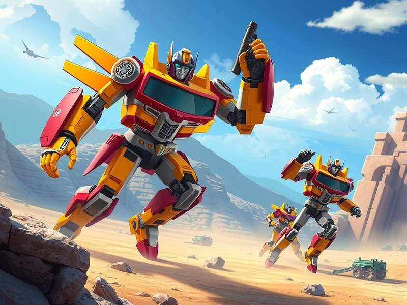 Transformers El Despertar De Las Bestias - Maximals and Autobots stand united against the Terrorcon threat in this epic scene from the 1994-set blockbuster.